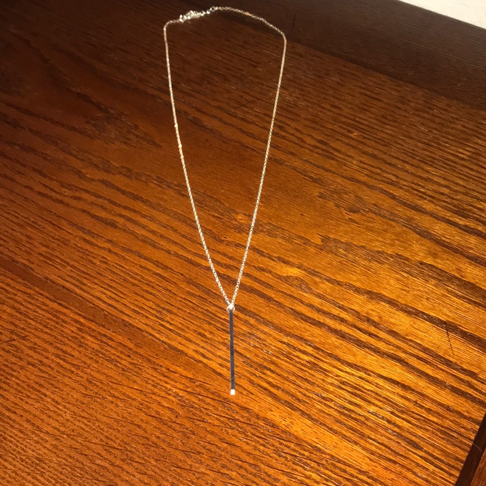 Silver Bar Necklace
